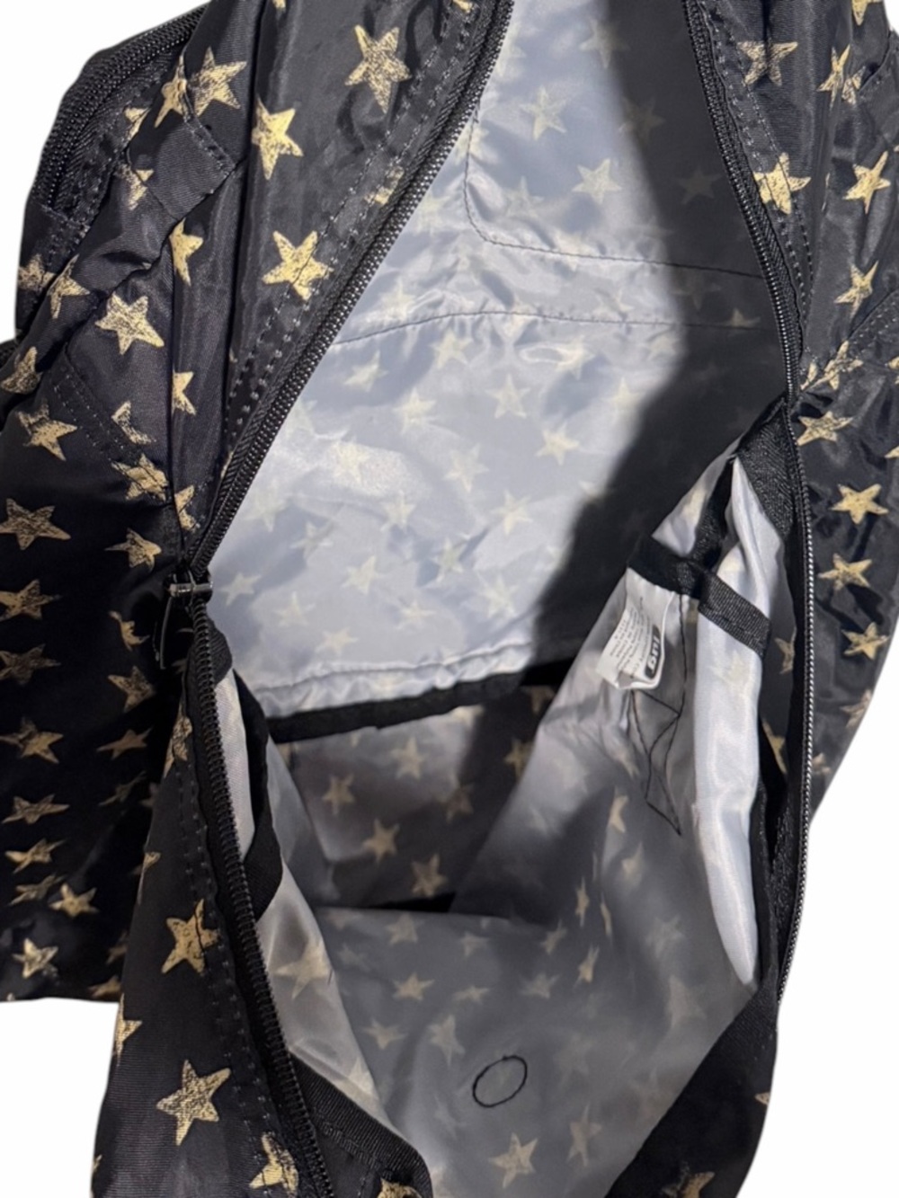 lug Puddle Jumper Packable Travel Tote Star Print - Picture 4 of 8